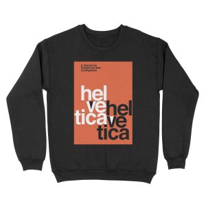 Helvetica Vintage Unisex Crewneck Sweatshirt