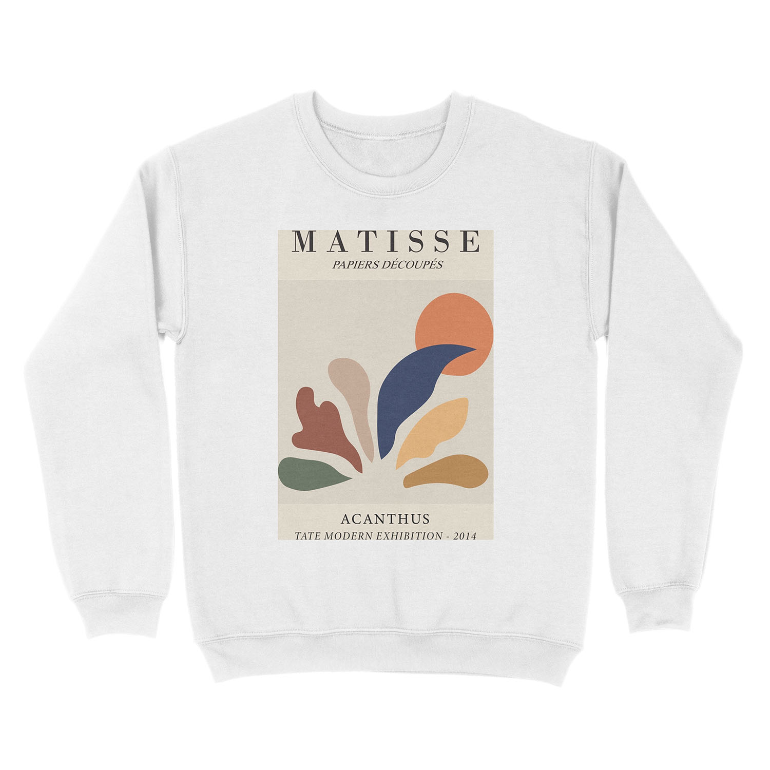 Henri Matisse - Acanthus - Papiers Découpés Unisex Crewneck Sweatshirt - Image 2
