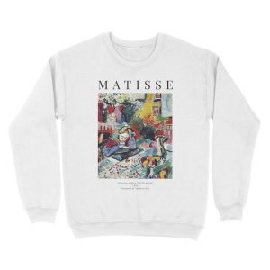 Alternative view of Henri Matisse - Interior with a Girl Reading - Exhibition Unisex Crewneck Sweatshirt