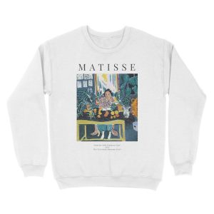 Alternative view of Henri Matisse - Interior with Etruscan Vase - Exhibition Unisex Crewneck Sweatshirt