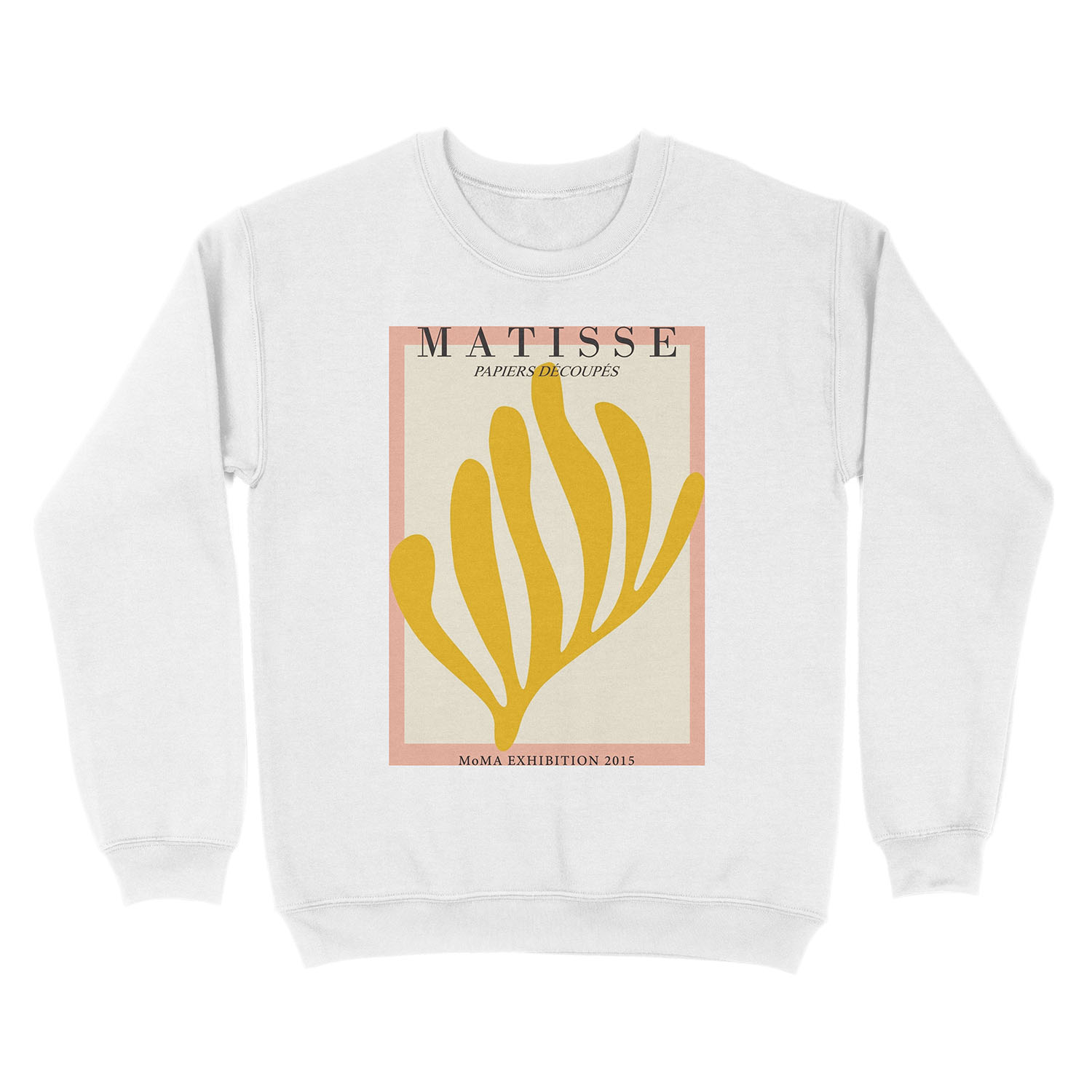 Henri Matisse - Leaf Cutout - Papiers Découpés - New Unisex Crewneck Sweatshirt - Image 2