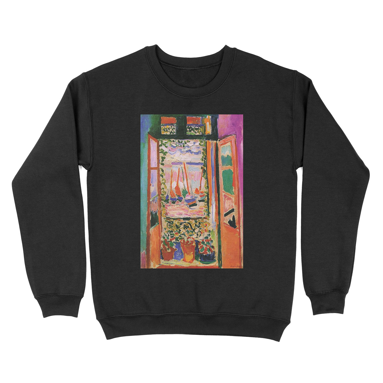 Henri Matisse | Open Window Unisex Crewneck Sweatshirt