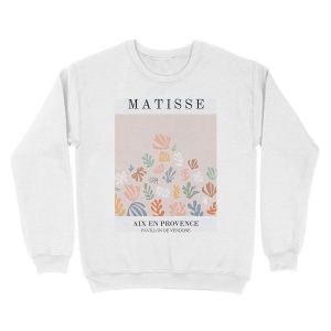 Alternative view of Henri Matisse - Spray of Leaves - Papiers Découpés - New Unisex Crewneck Sweatshirt