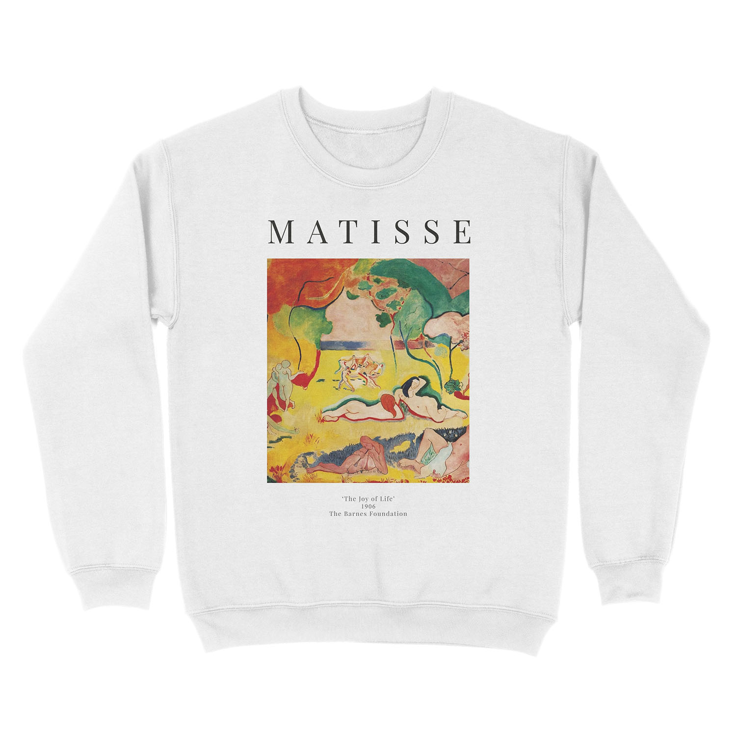 Henri Matisse - The Joy of Life - Exhibition Unisex Crewneck Sweatshirt - Image 2