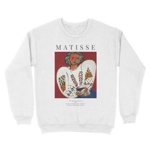 Alternative view of Henri Matisse - The Romanian Blouse - Exhibition Unisex Crewneck Sweatshirt