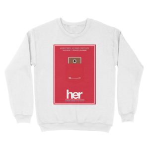 Alternative view of Her film poster Unisex Crewneck Sweatshirt