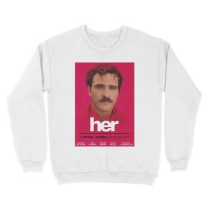 Alternative view of her movie poster Unisex Crewneck Sweatshirt