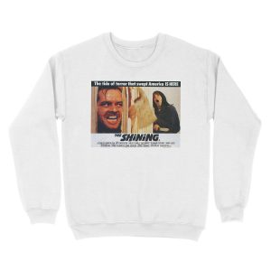 Alternative view of Here's Johnny. The Shining. Film. Movie. Unisex Crewneck Sweatshirt