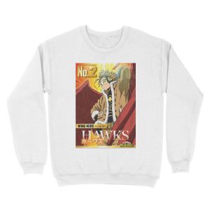 Alternative view of Hero Hawks from Bnha! Unisex Crewneck Sweatshirt