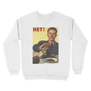 Alternative view of Het Russian Propaganda Unisex Crewneck Sweatshirt