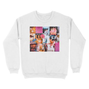 Alternative view of High Fashion Pink Collage Unisex Crewneck Sweatshirt