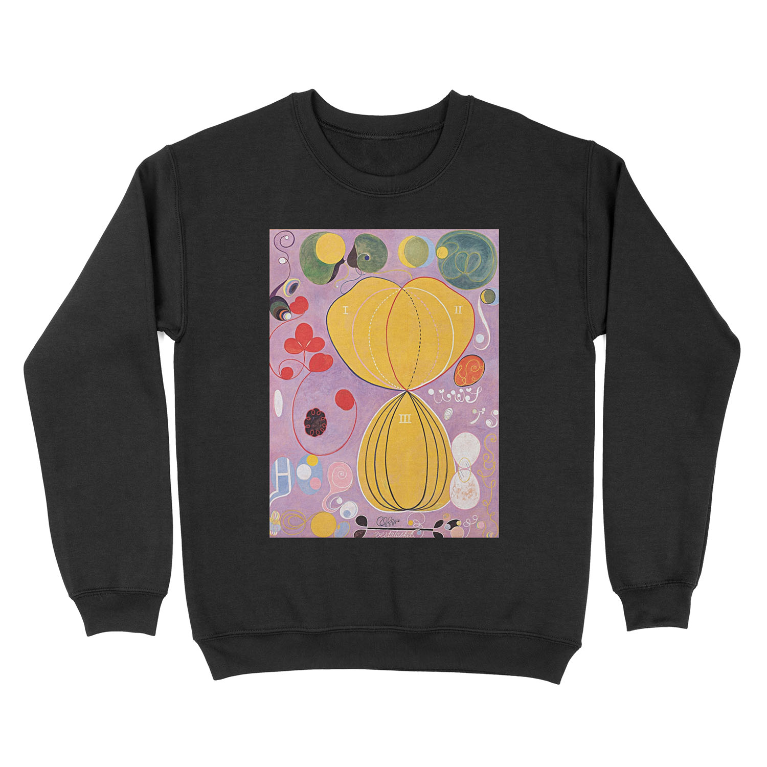 Hilma Af Klint Group IV No 7 The Ten Largest Adulthood Unisex Crewneck Sweatshirt
