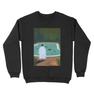 Him, with those ducks... Unisex Crewneck Sweatshirt