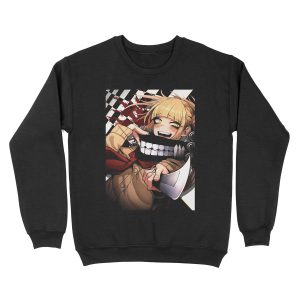 Himiko Toga - Blood & Checkers Unisex Crewneck Sweatshirt