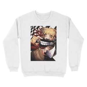 Alternative view of Himiko Toga - Blood & Checkers Unisex Crewneck Sweatshirt