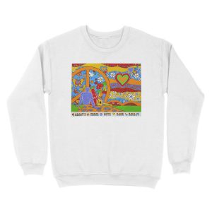Alternative view of Hippie Reborn Unisex Crewneck Sweatshirt