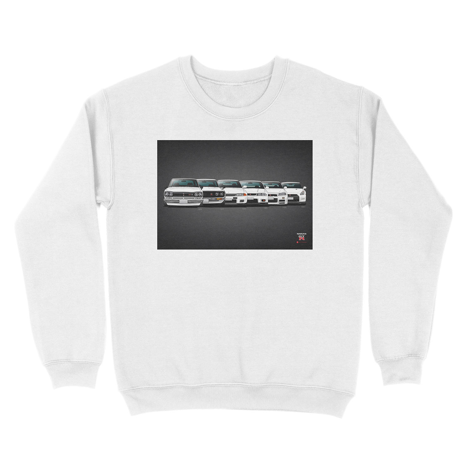 History Nissan GTR - v02 Unisex Crewneck Sweatshirt - Image 2