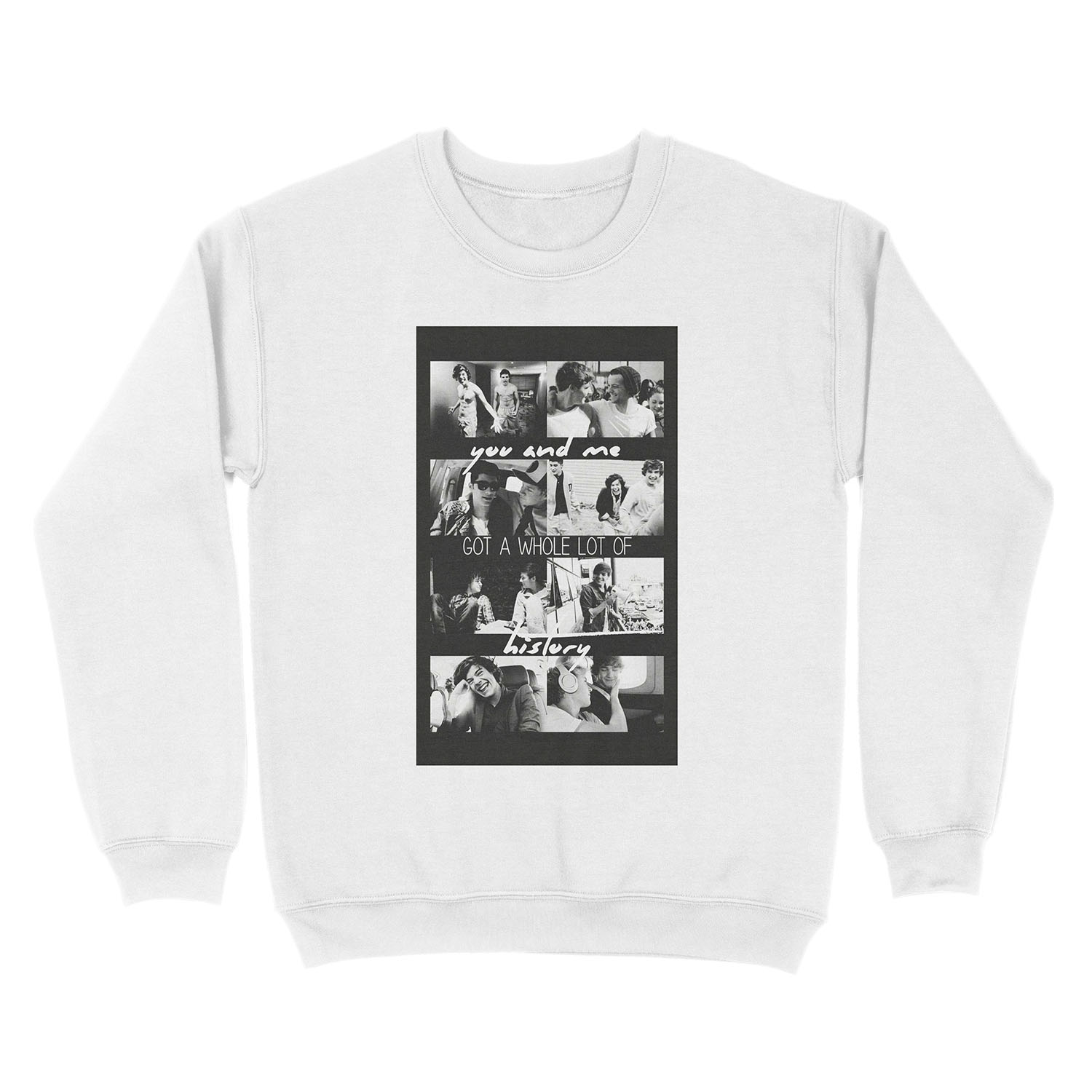 History One Direction Collage Unisex Crewneck Sweatshirt - Image 2