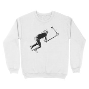Alternative view of Holding On! - Stunt Scooter Move Unisex Crewneck Sweatshirt