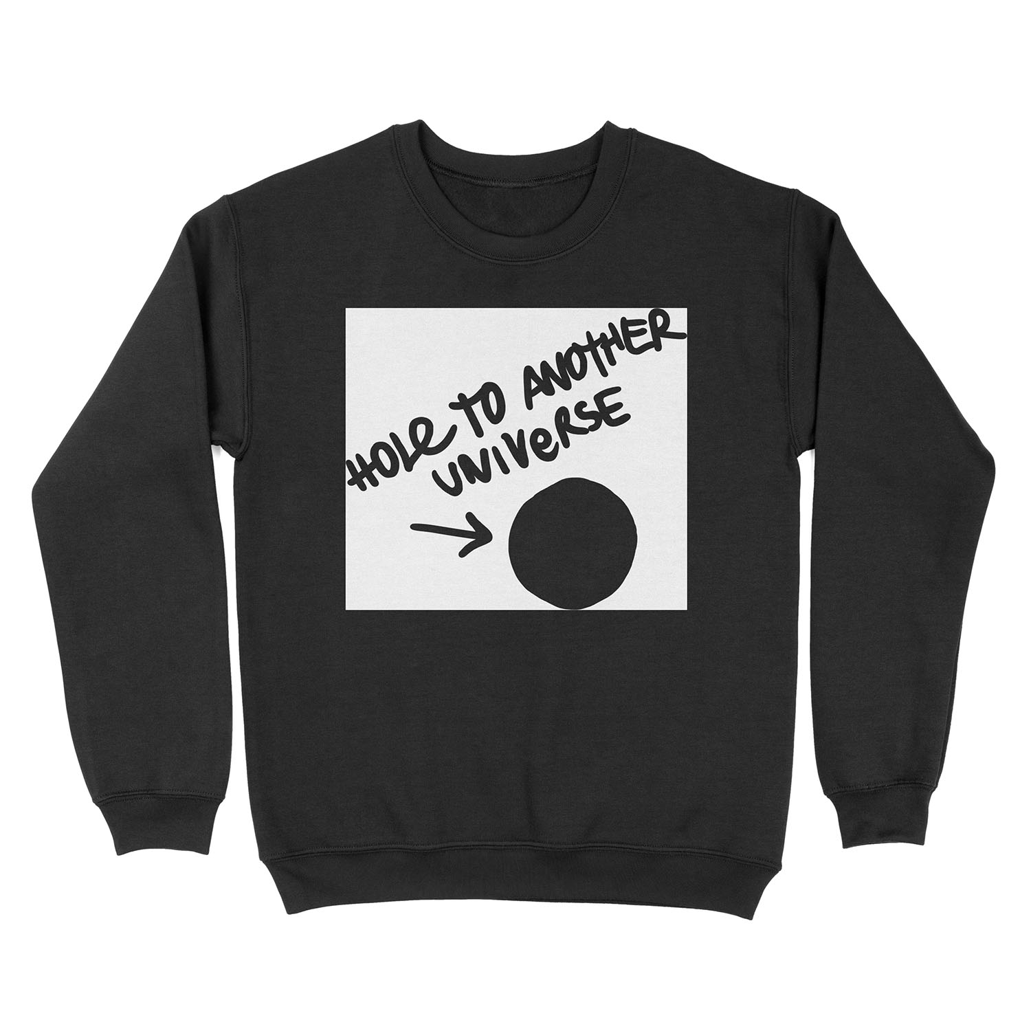 Hole To Another Universe Graffiti (Life is Strange)-- Tilted Unisex Crewneck Sweatshirt