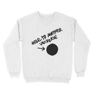 Alternative view of Hole To Another Universe Graffiti (Life is Strange)-- Tilted Unisex Crewneck Sweatshirt