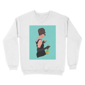 Alternative view of Holly Golightly - Champagne At Tiffany's Unisex Crewneck Sweatshirt