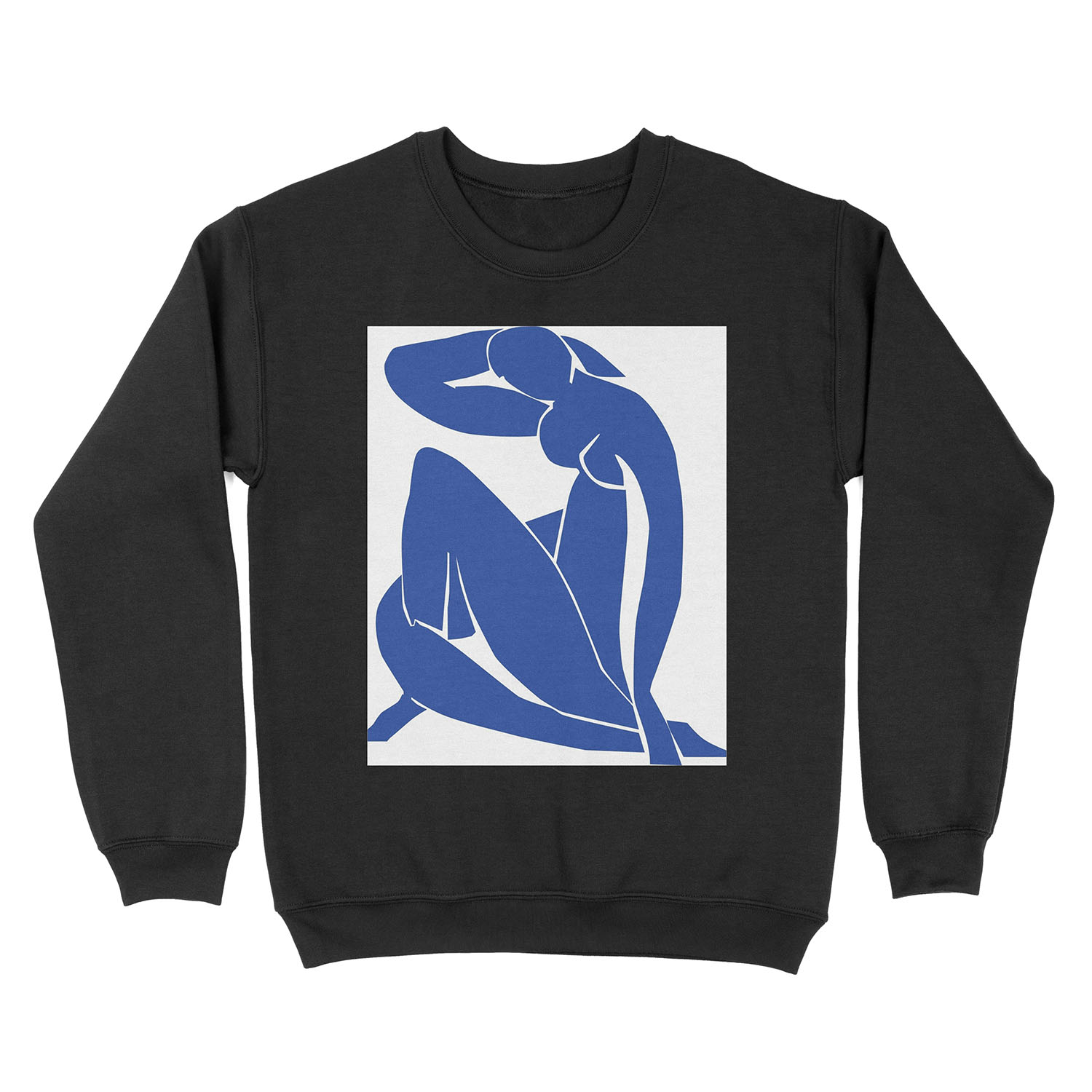 Homage to Henri Matisse: Blue Nude II Unisex Crewneck Sweatshirt