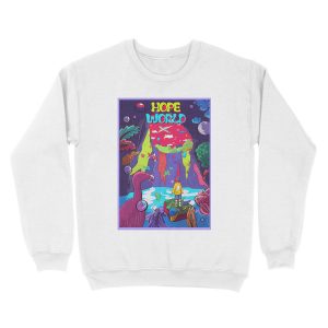 Alternative view of Hope World Unisex Crewneck Sweatshirt
