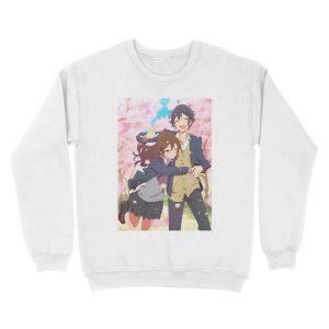Alternative view of Horimiya | Anime Unisex Crewneck Sweatshirt