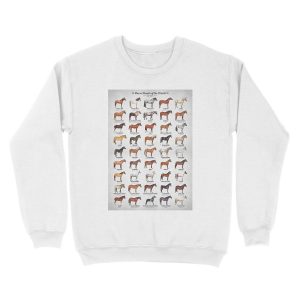 Alternative view of Horse Breeds Of The World Unisex Crewneck Sweatshirt