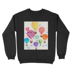 Hot Air Balloon Unisex Crewneck Sweatshirt