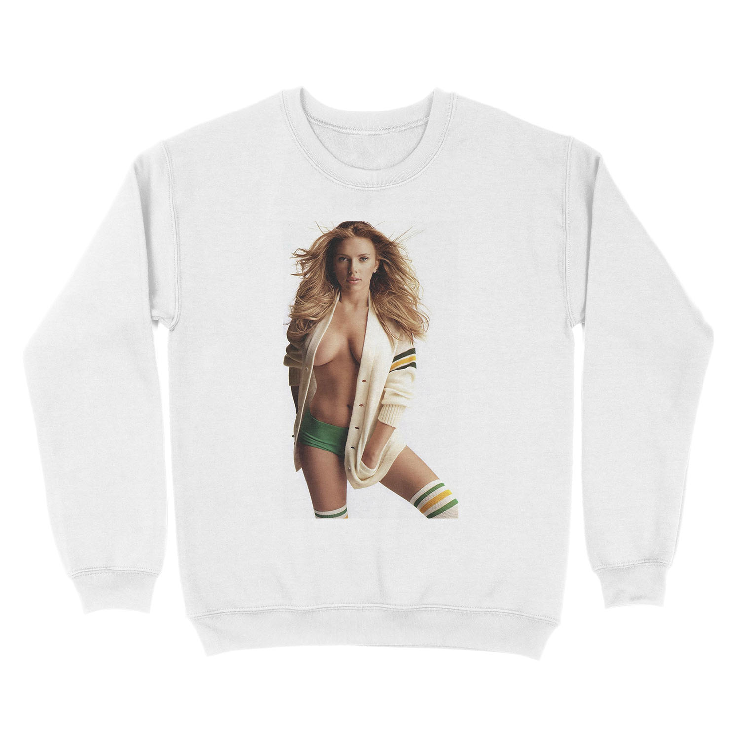 Hot Scarlett Unisex Crewneck Sweatshirt - Image 2