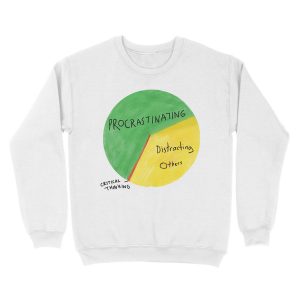Alternative view of How Michael Spends His Time Unisex Crewneck Sweatshirt