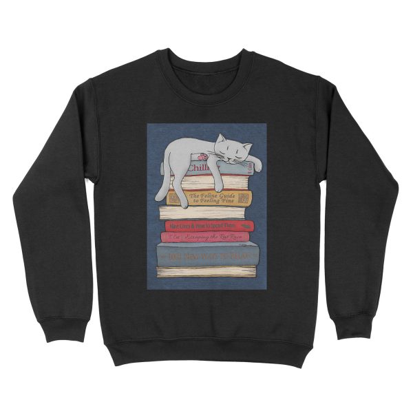 How to Chill Like a Cat Unisex Crewneck Sweatshirt