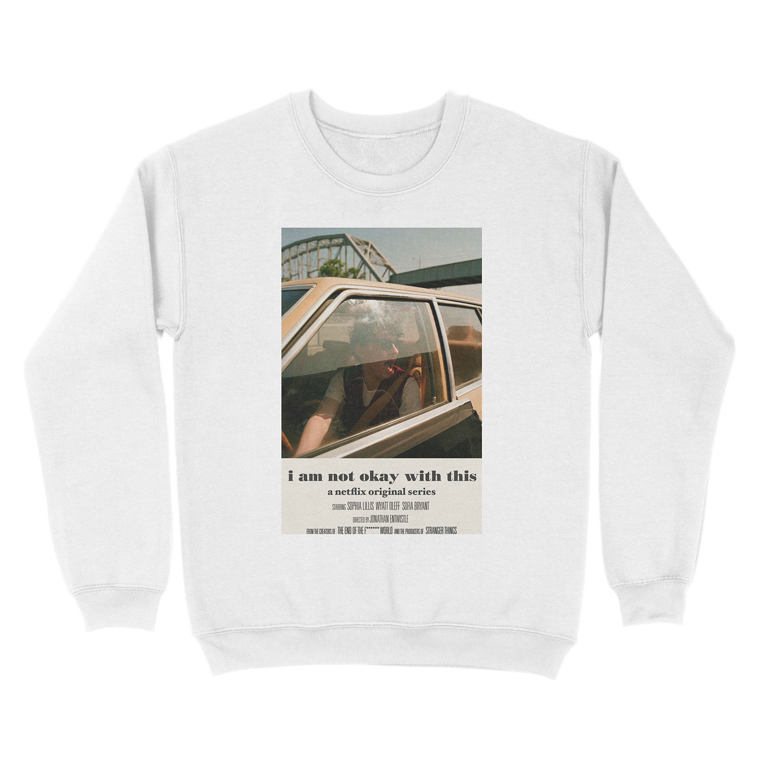 I Am Not Okay With This Unisex Crewneck Sweatshirt - Image 2
