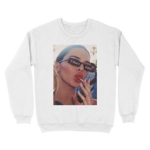 Alternative view of I Don't Care - Kendall Unisex Crewneck Sweatshirt