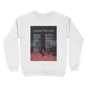 Alternative view of I Know The End by Phoebe Bridgers Punisher Alternative Album Unisex Crewneck Sweatshirt