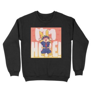 I'm here!!! Unisex Crewneck Sweatshirt