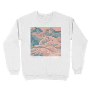 Alternative view of I Saw Her Face In The Mountains Unisex Crewneck Sweatshirt