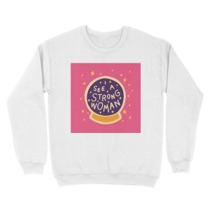 Alternative view of I see a strong woman Unisex Crewneck Sweatshirt