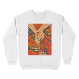 Alternative view of I wanna hold your hand Unisex Crewneck Sweatshirt