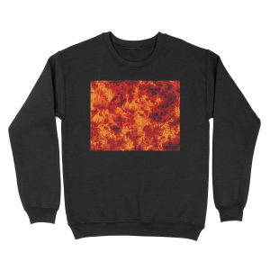 Ian Connor Fire Art Unisex Crewneck Sweatshirt