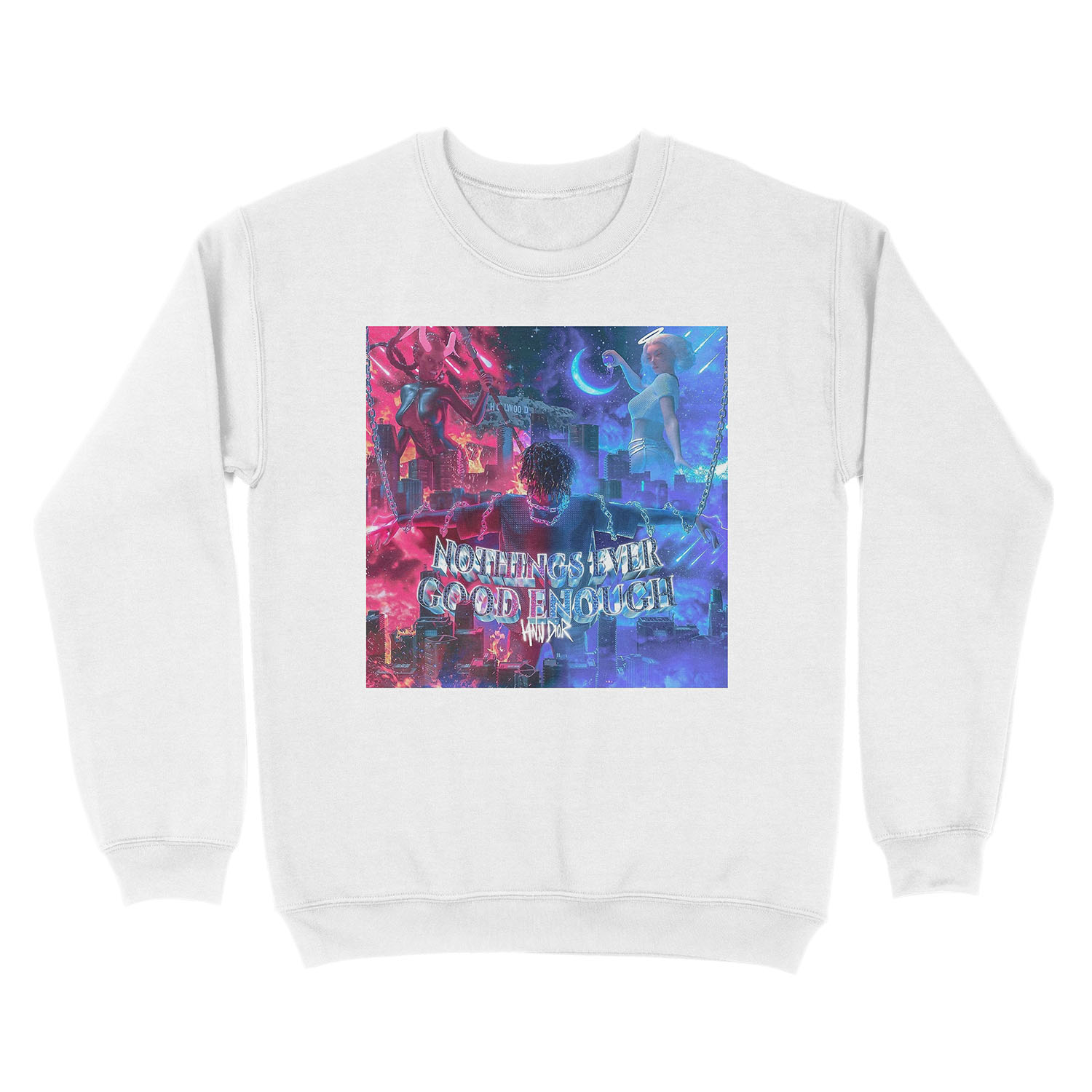 Iann Dior - Nothings Ever Good Enough POSTER Unisex Crewneck Sweatshirt - Image 2