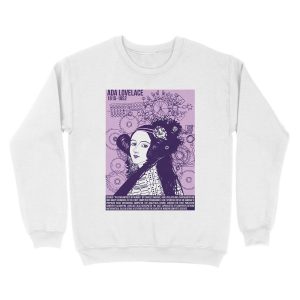 Alternative view of Illustrating Great Minds - Ada Lovelace Unisex Crewneck Sweatshirt