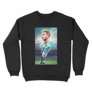 Illustration Bruyne Wallpaper Unisex Crewneck Sweatshirt