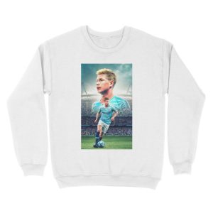 Alternative view of Illustration Bruyne Wallpaper Unisex Crewneck Sweatshirt