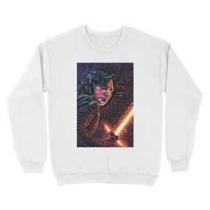 Alternative view of Illustration Print Unisex Crewneck Sweatshirt