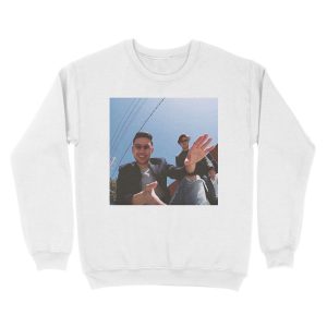 Alternative view of im rich Unisex Crewneck Sweatshirt