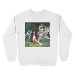 Alternative view of in computer trash Unisex Crewneck Sweatshirt