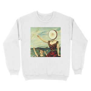 Alternative view of in the aeroplane Unisex Crewneck Sweatshirt